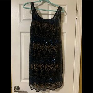 Adrianna Papell Sequin Dress